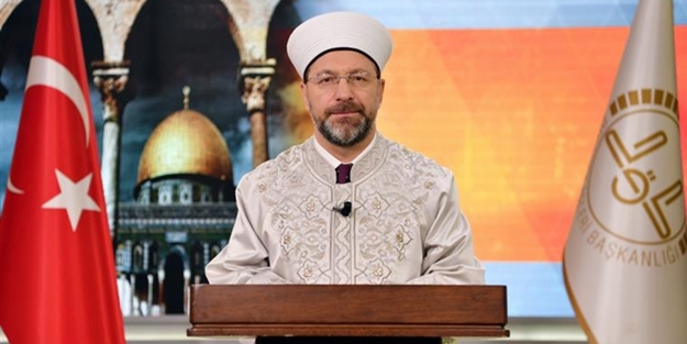 Diyanet İşleri Başkanı Ali Erbaş'tan Miraç Kandili mesajı: Mescid-i Aksâ’nın kurtuluşu için...