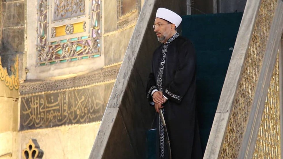 Diyanet İşleri Başkanı Arpaguş: Ayasofya’dan yankılanan ezan umut aşılamaktadır
