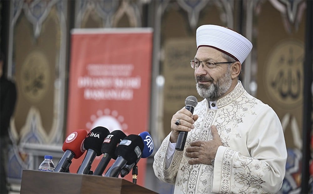 Diyanet İşleri Başkanı Erbaş: Cinayetlere seyirci kalmak hatta destek olmak bütün insanlığın ayıbıdır
