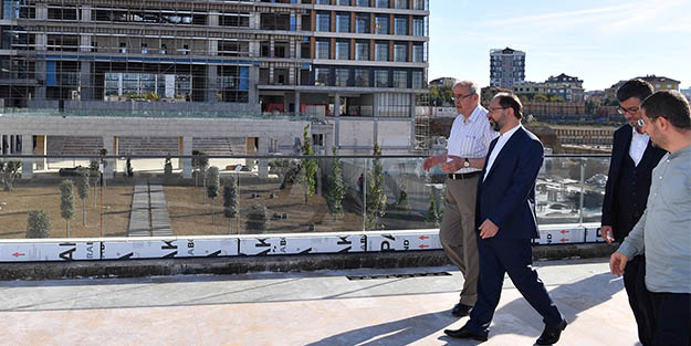 Diyanet İşleri Başkanı Erbaş üniversite inşaatında