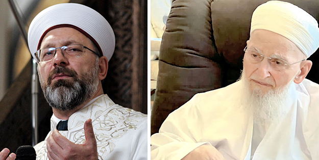 Diyanet İşleri Başkanı Erbaş'tan Hasan Efendi için taziye mesajı