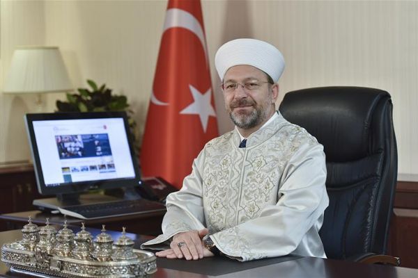 Diyanet İşleri Başkanı Erbaş’tan teşekkür mesajı