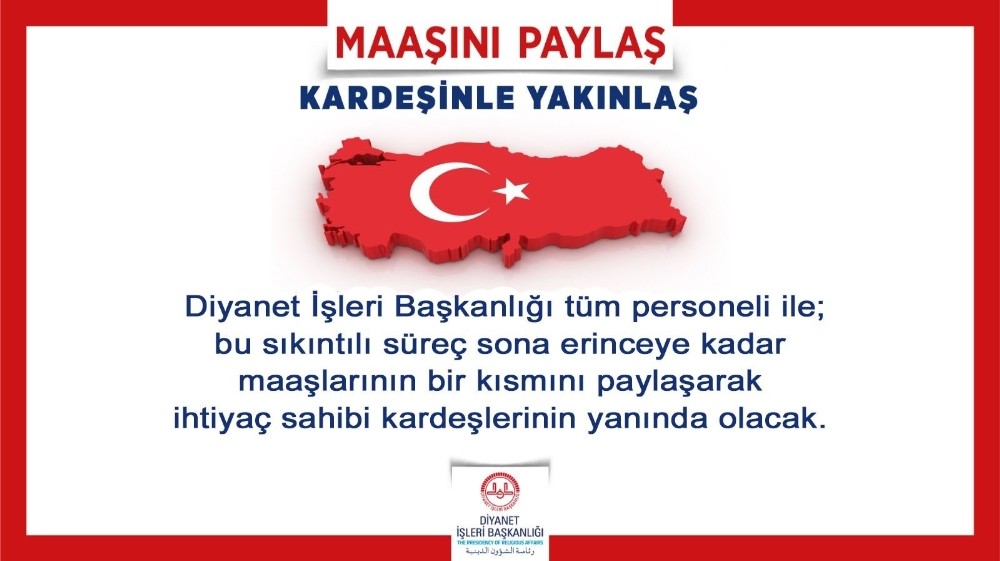 Diyanet İşleri Başkanı Erbaş’tan yardım kampanyası 