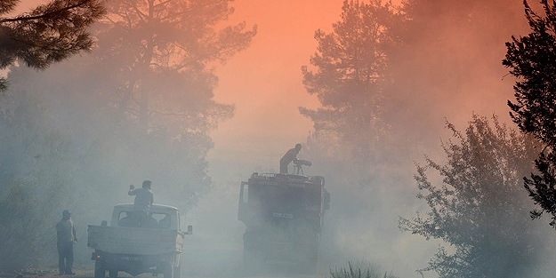 Diyarbakır Dicle Üniversitesinde yangın