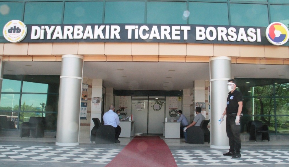 Diyarbakır Ticaret Borsasında korona virüs alarmı 