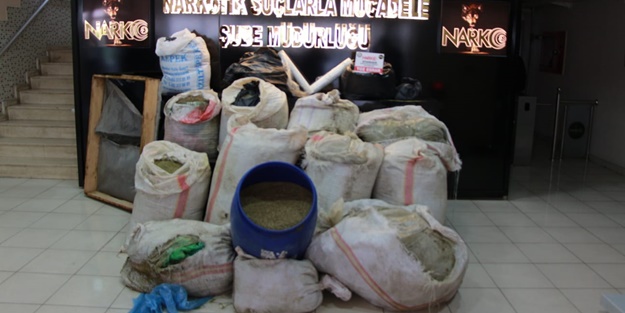 Diyarbakır'da 720 kilogram uyuşturucu ele geçirildi