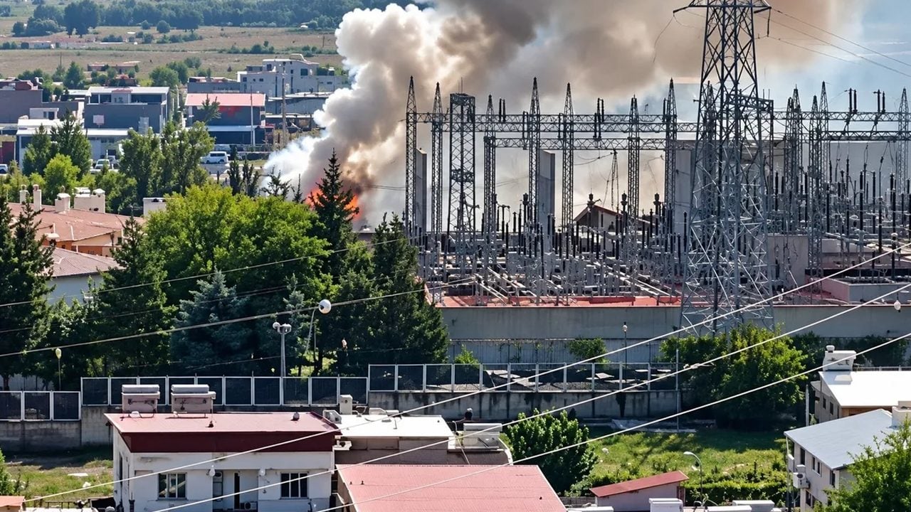 Diyarbakır’da ana trafo merkezinde patlama!