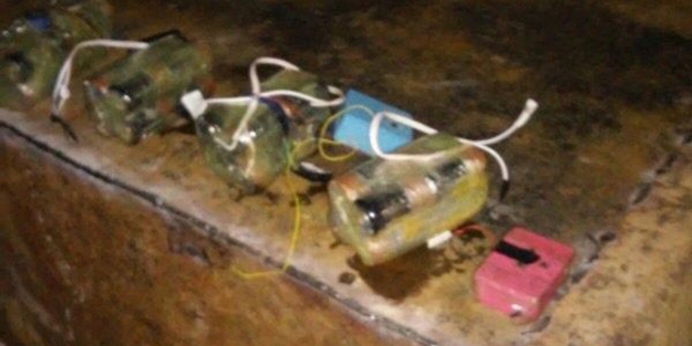 Bomba yüklü araç yakalandı