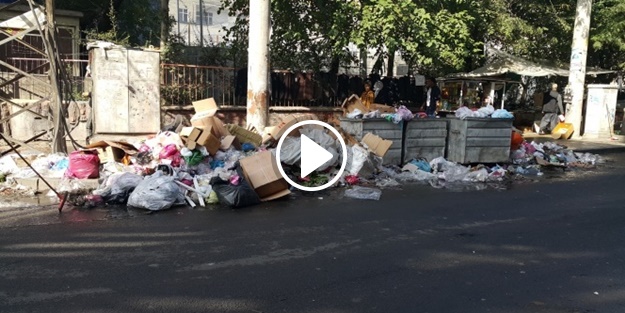 Diyarbakır'da çöp dağları