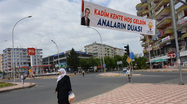 Diyarbakır'da Cumhurbaşkanı Erdoğan heyecanı