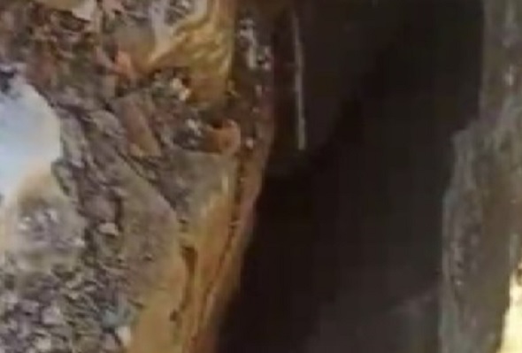 Diyarbakır'da depremin ürkütücü görüntüsü! Karlar eridi fay ortaya çıktı