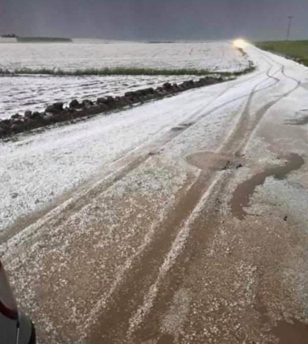 Diyarbakır’da dolu ekili alanlarda zarara yol açtı 