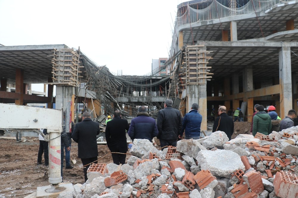 Diyarbakır’da inşaatta göçük: 2 işçi yaralandı 