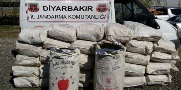 Diyarbakır'da kaçak çay operasyonu! Tonlarcası ele geçirildi