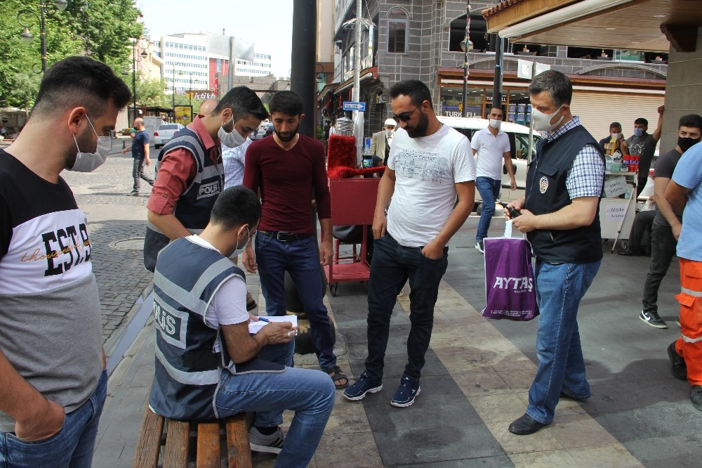 Diyarbakır’da maskesiz sokağa çıkma yasağı başladı 