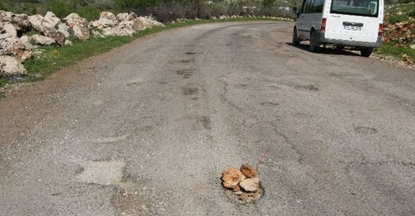 Diyarbakır’da mayını vatandaşlar fark etti