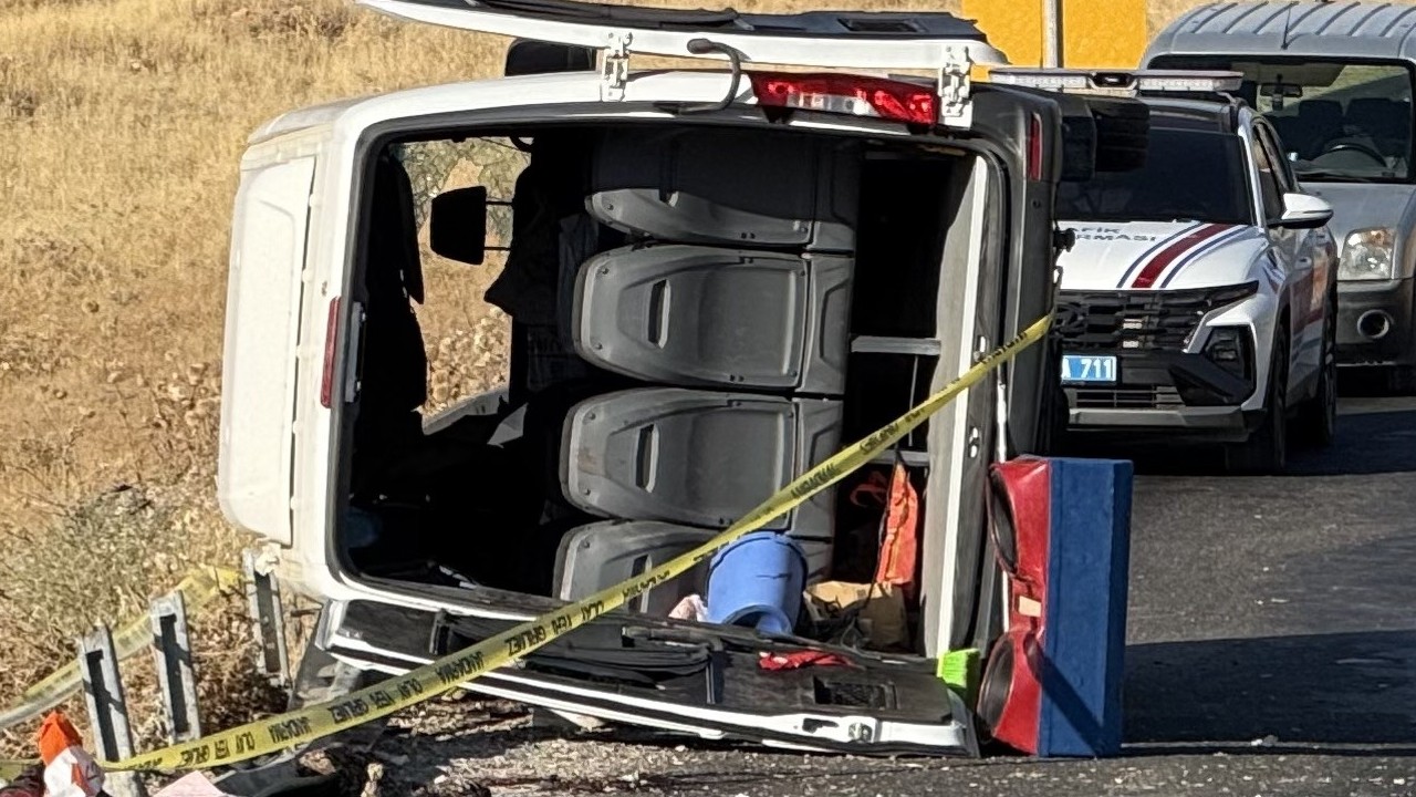 Diyarbakır’da minibüs kazası