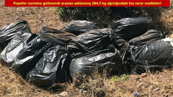 Diyarbakır'da poşetlerin içine gizlenmiş halde ele geçirildi