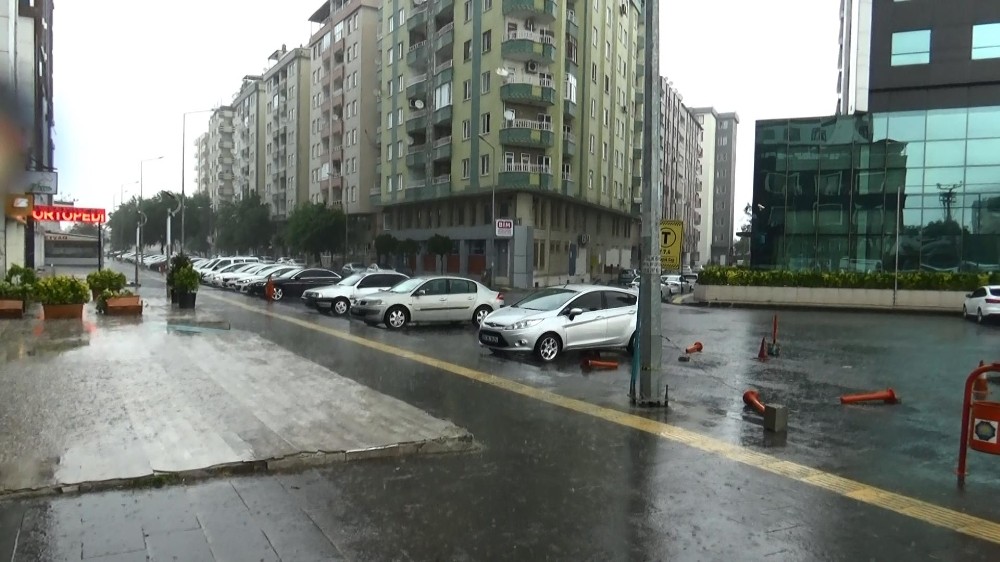Diyarbakır’da şiddetli yağış 