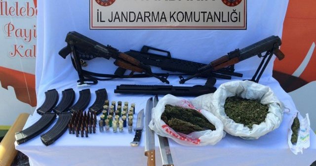 Diyarbakır'da silah ve uyuşturucu ele geçirildi