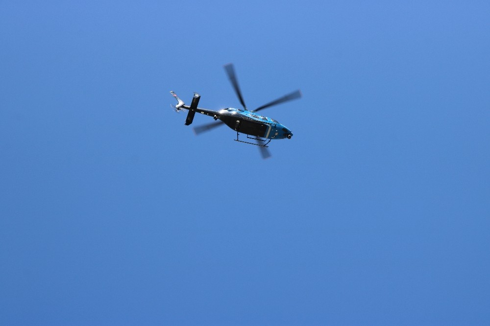Diyarbakır’da sokağa çıkma yasağı helikopterle denetlendi 