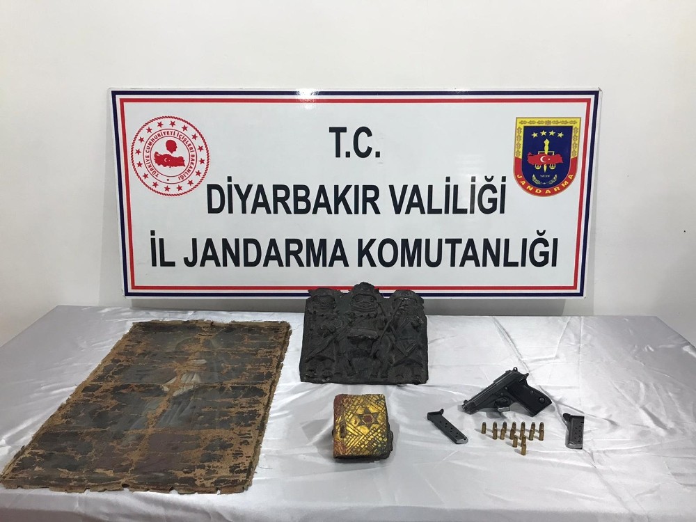 Diyarbakır’da tarihi eser kaçakçılığı operasyonu 