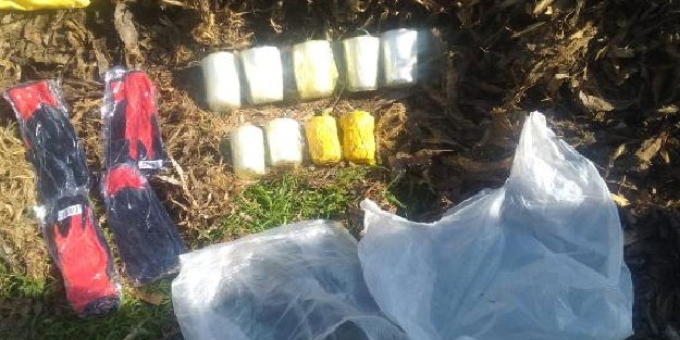 Diyarbakır'da toprağa gömülü patlayıcılar ele geçirildi