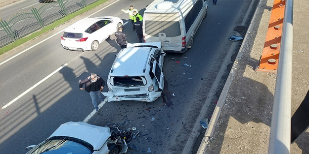 Diyarbakır'da zincirleme kaza