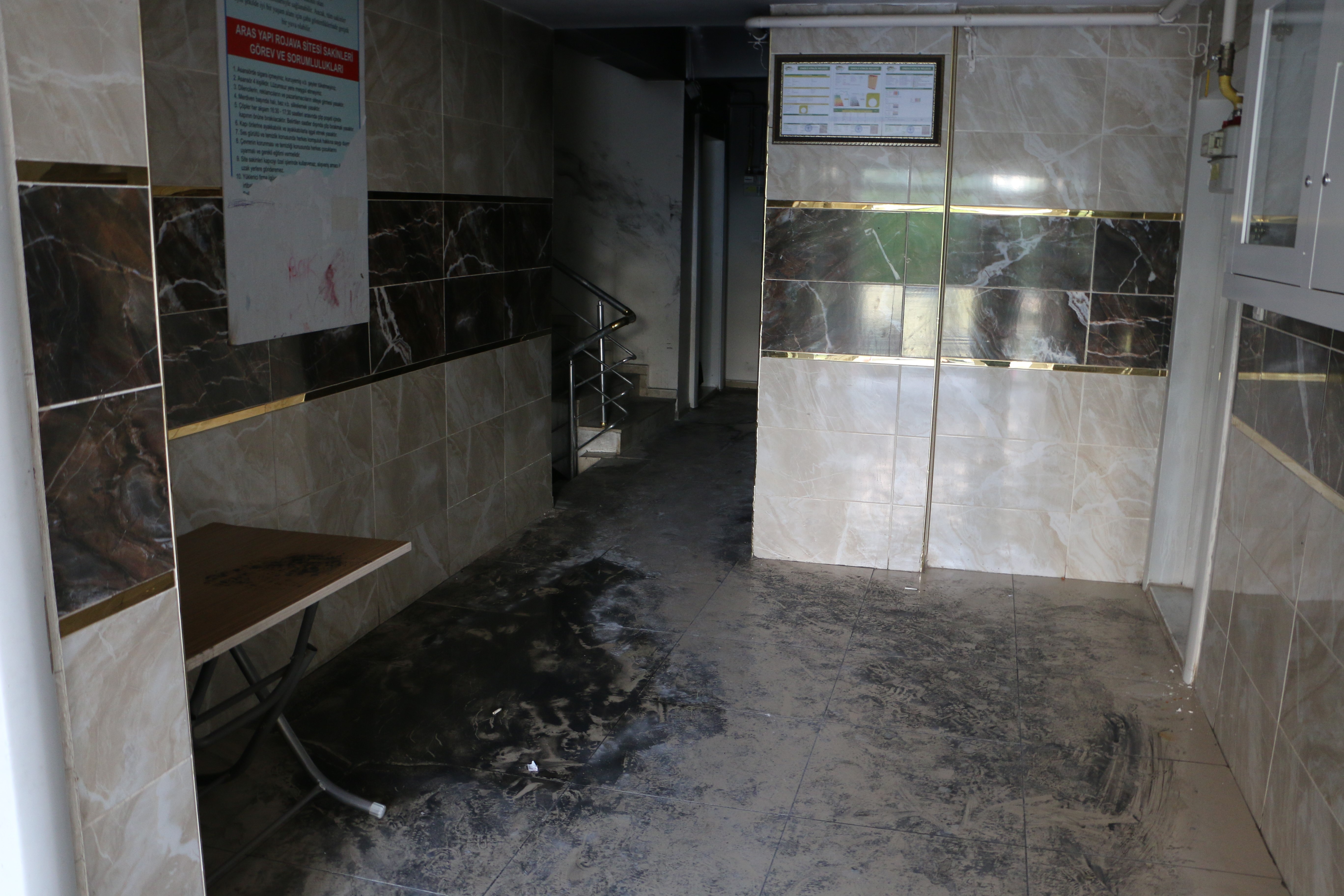 Diyarbakır'daki yangından kurtulan şahıs korku dolu anları anlattı