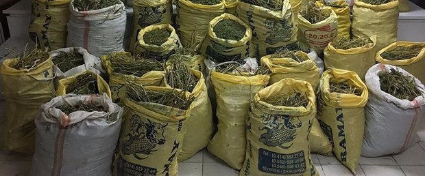 Diyarbakır'ın Lice ilçesinde 744 kilogram esrar ele geçirildi