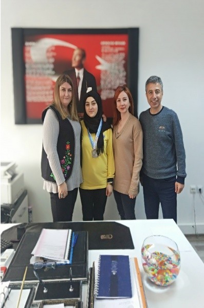 Diyarbakırlı Nazlıcan’dan Türkiye ikinciliği 
