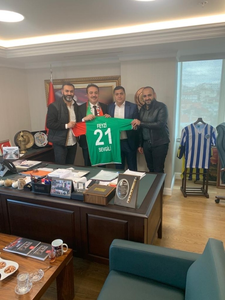 Diyarbekirspor yönetiminden Sevgili’ye ziyaret 