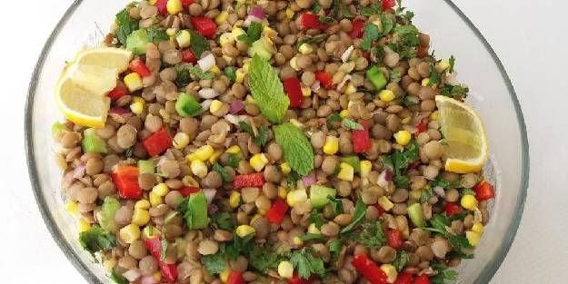 Diyet için salata tarifi