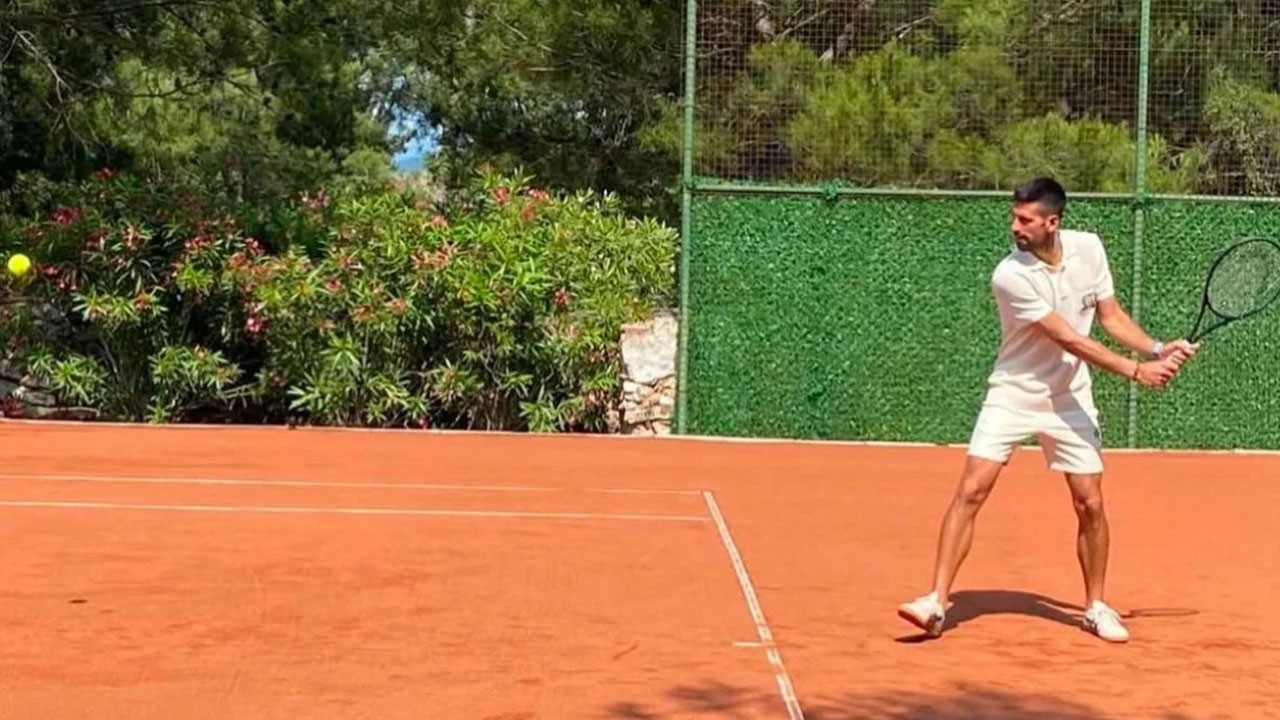 Djokovic Bodrum'a geldi