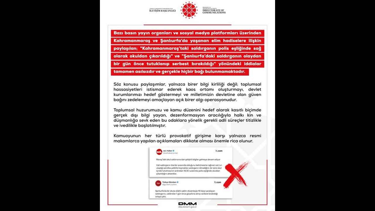 DMM fitne odaklarını patlattı! Okul saldırıları üzerinden yürütülen kirli algı operasyonu çöktü!