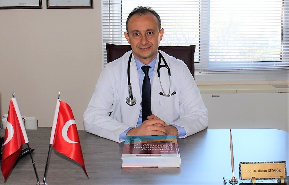 Doç. Dr. Hasan Güngör; “Korona virüsten ölenlerin yüzde 70’inde hipertansiyon mevcut” 