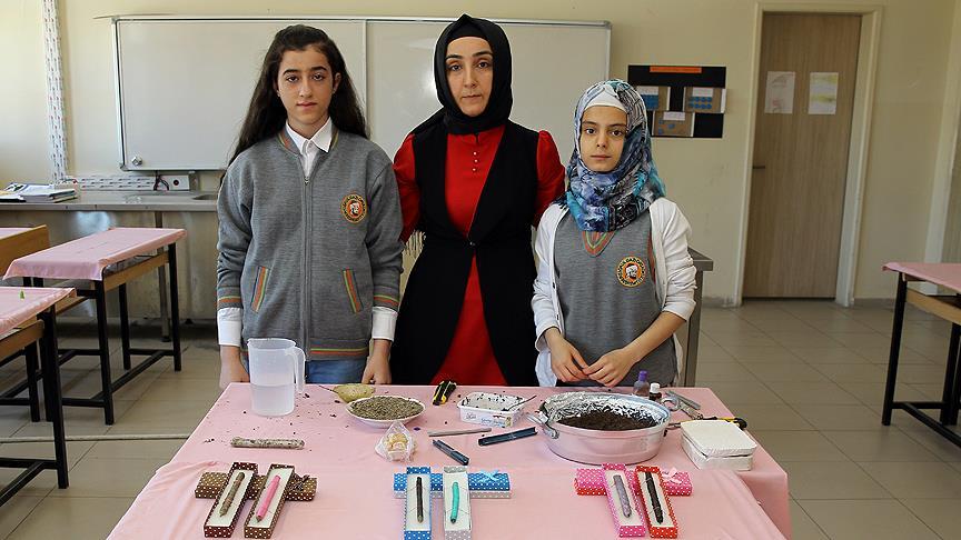  'Doğa dostu kalem' ürettiler