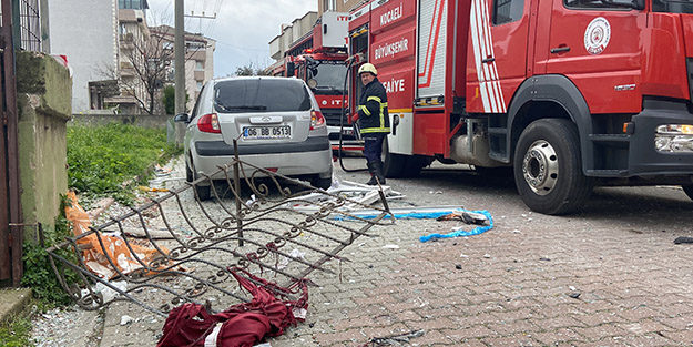 Doğal gaz bomba gibi patladı! Ortalık savaş alanına döndü