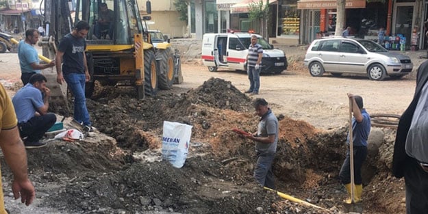Doğalgaz borusu patladı! Halk büyük panik yaşadı