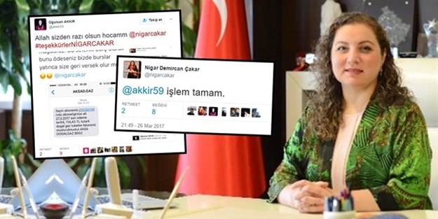 Doğalgaz faturasını rektöre ödetti