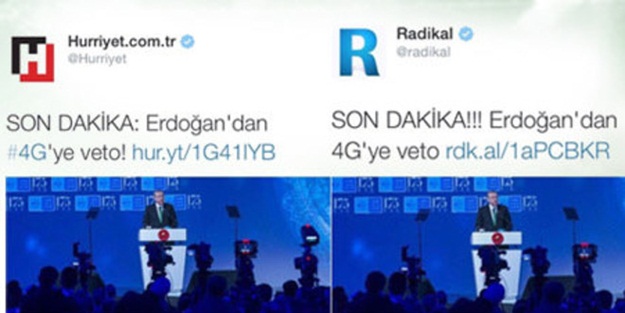 Doğan Medya'dan 4G çarpıtması