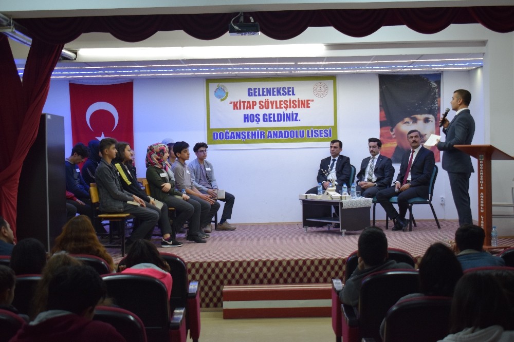 Doğanşehir Anadolu Lisesinden kitap söyleşileri devam ediyor 