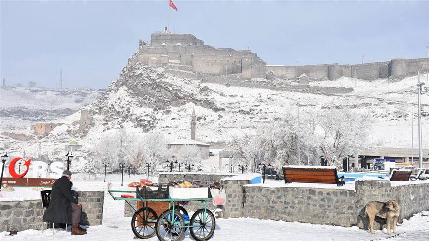 Doğu Anadolu kar beyazı