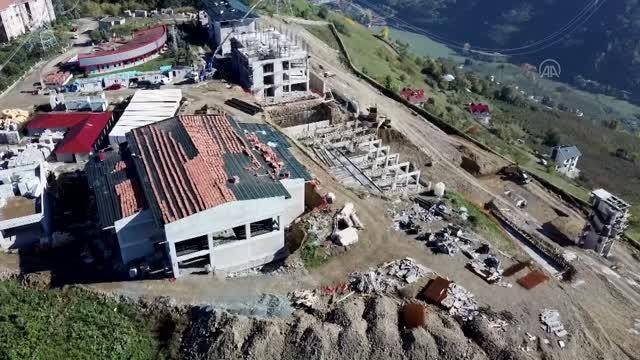 Doğu Karadeniz’in en büyük İl AFAD Yönetim Merkezinin yapımı sürüyor