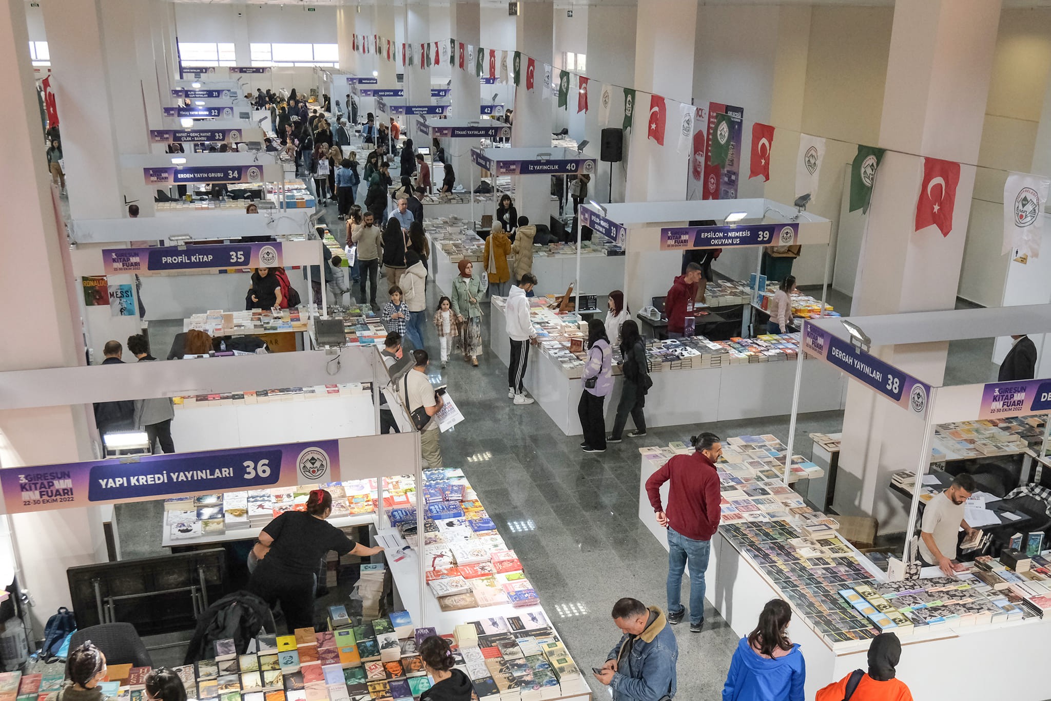 Doğu Karadeniz'in en büyük kitap fuarı tamamlandı