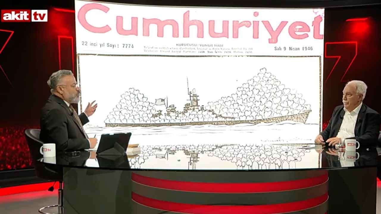 Doğu Perinçek’ten ABD karikatürüne yorum! ‘Cumhuriyet’in yaptığı gayri millilik’