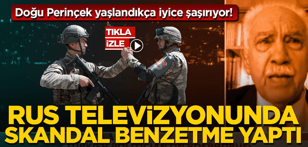 Doğu Perinçek’ten Rus televizyonunda skandal benzetme!