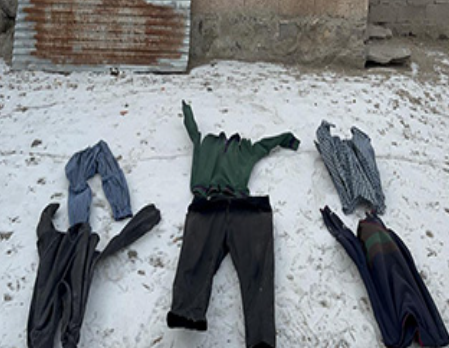 Doğuda sibirya soğukları: Çamaşırlar asılır asılmaz dondu!