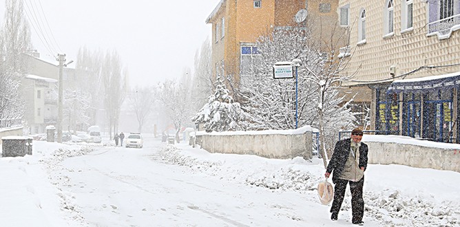 DOĞUDA ULAŞIMA KAR ENGELİ