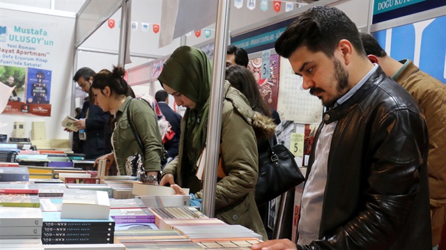 Doğu'nun en büyük kitap fuarına yoğun ilgi